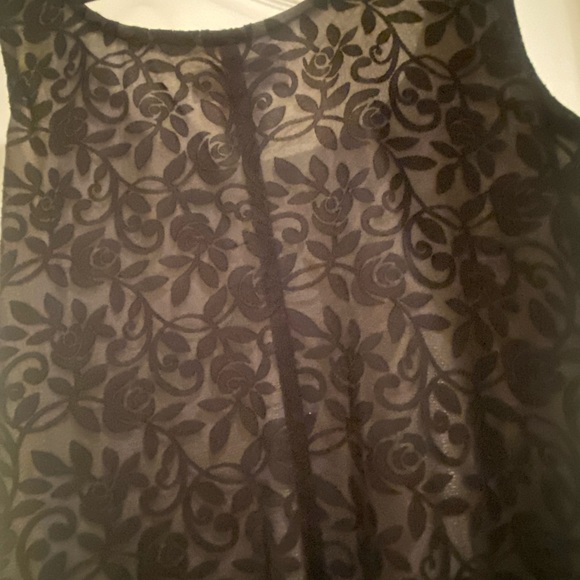 Express dress with Lacey material stretchable with a ivory slip - Picture 9 of 11